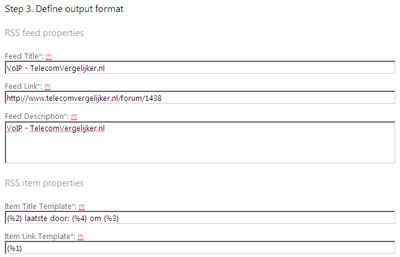 feed43 output format